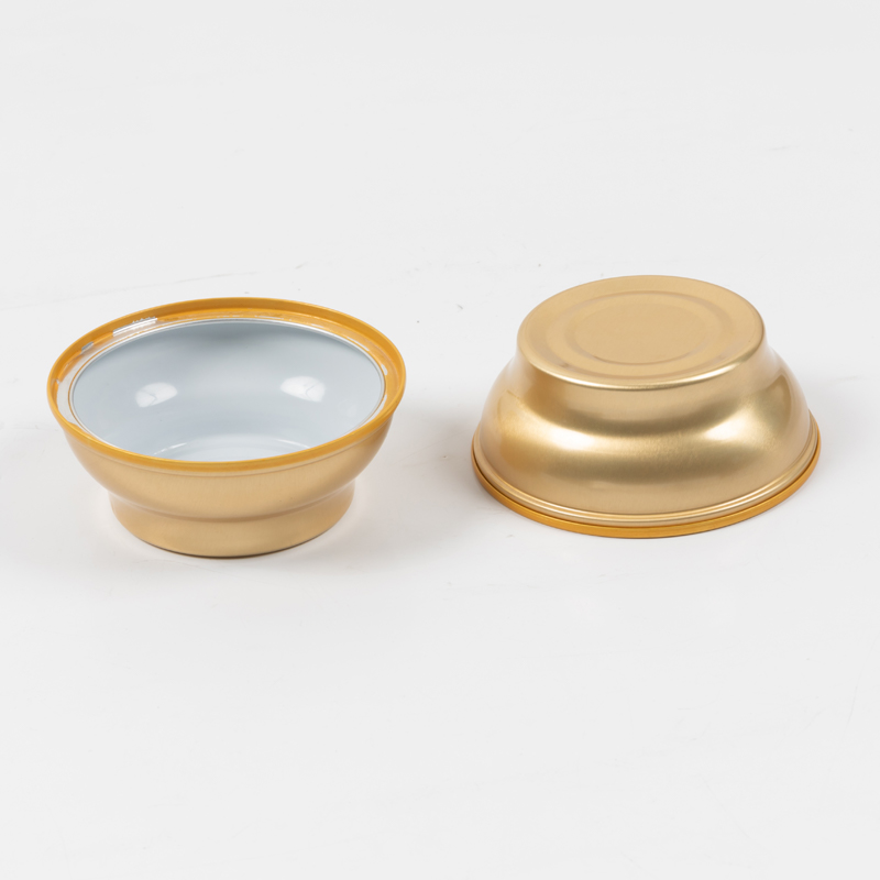 علبة مكونة من قطعتين يمكن جسمها من الفولاذ بلون واحد